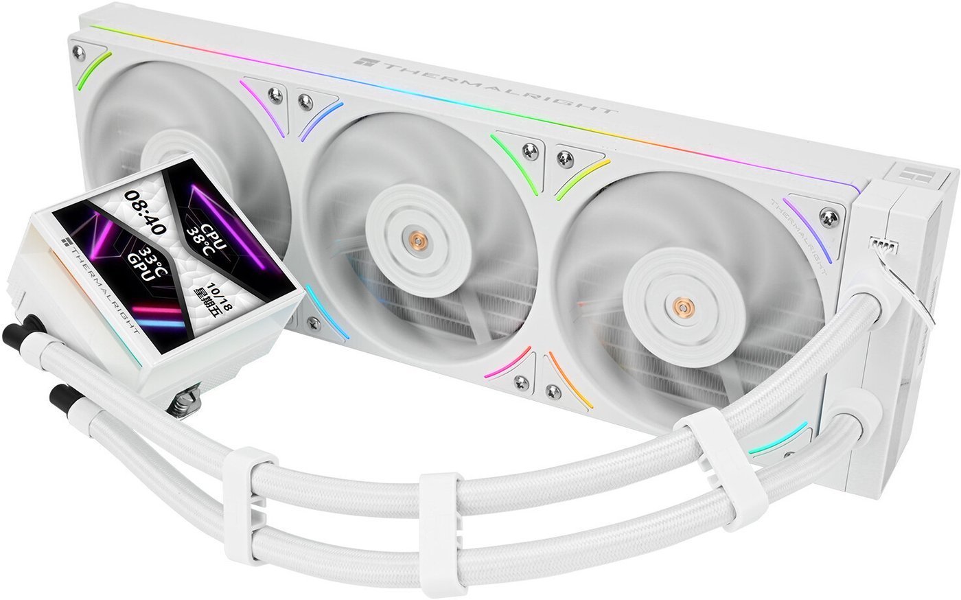 Система жидкостного охлаждения для процессора Thermalright Hyper Vision 360 UB ARGB (белый)
