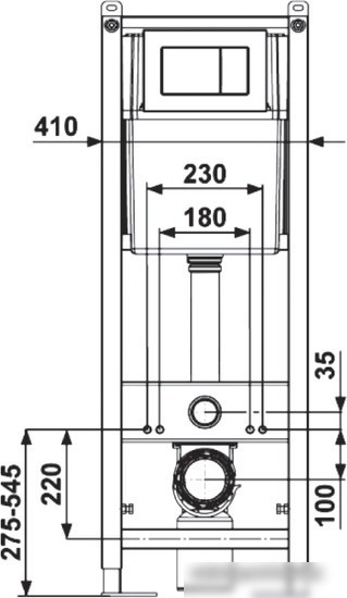 Инсталляция для унитаза Berges Wasserhaus Atom 040333 (белый)