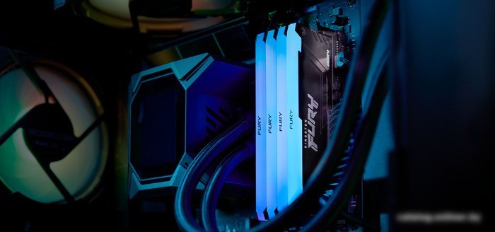 Оперативная память Kingston FURY Beast RGB 2x32ГБ DDR4 2666 МГц KF426C16BB2AK2/64