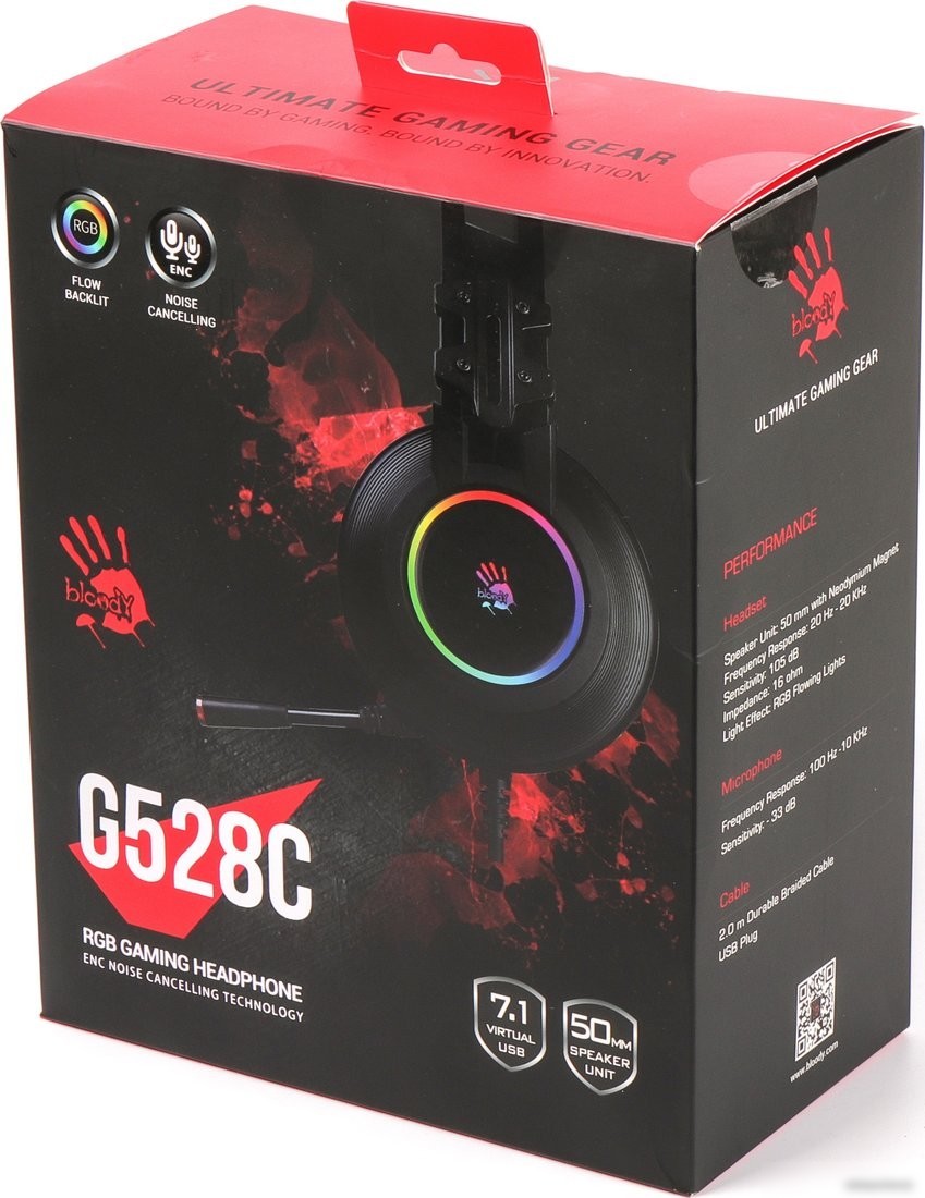 Наушники A4Tech Bloody G528C