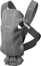 Рюкзак-переноска BabyBjorn Mini 3D Jersey (темно-серый)
