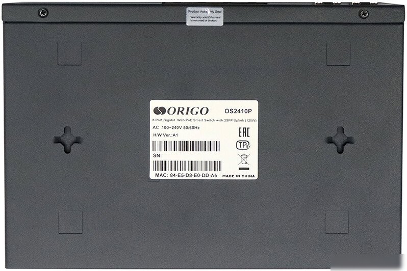 Управляемый коммутатор 2-го уровня Origo OS2410P/120W/A1A