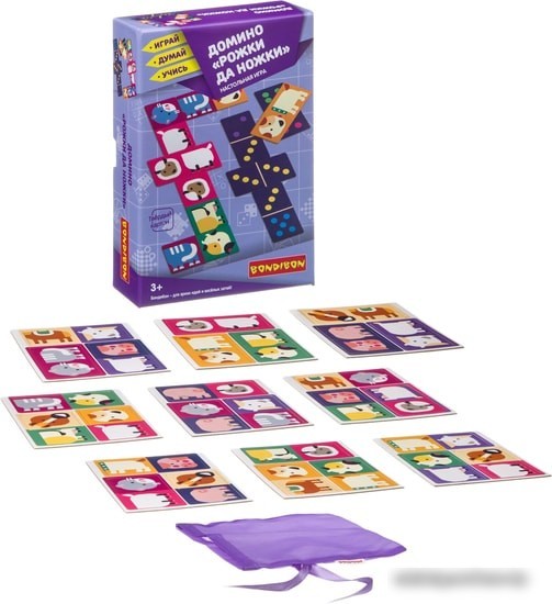 Развивающая игра Bondibon Рожки да ножки ВВ3905