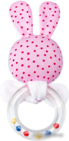 Погремушка Мякиши колечко Зайка Банни 604