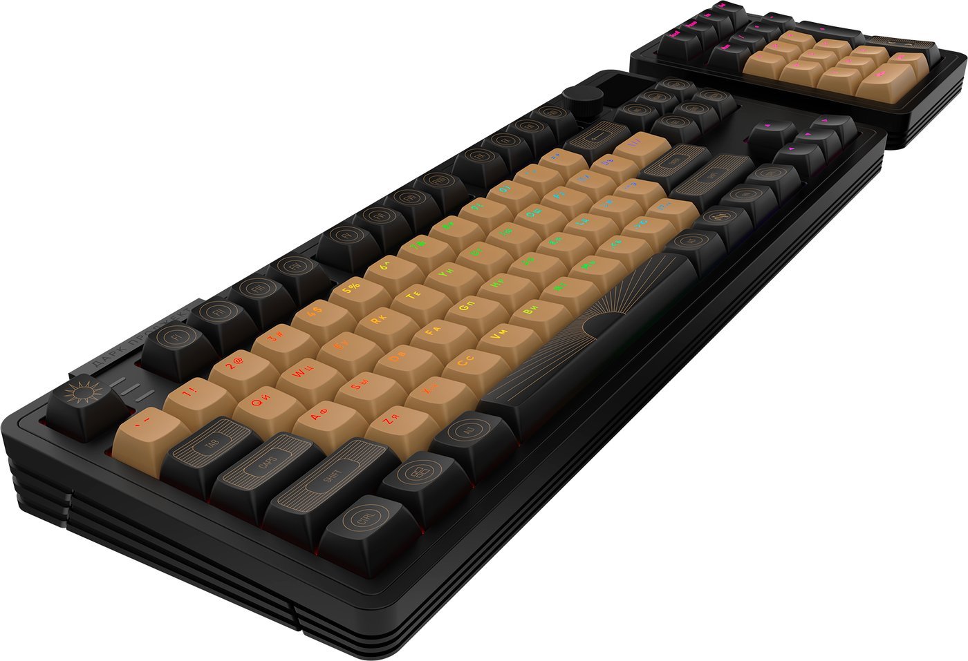 Клавиатура Дарк Проджект KD87A+Numpad (g3ms Aquamarine, черный)