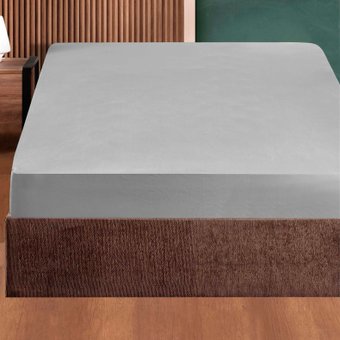 Постельное белье DO&CO Soft на резинке 90x200x30 12121 (серый)