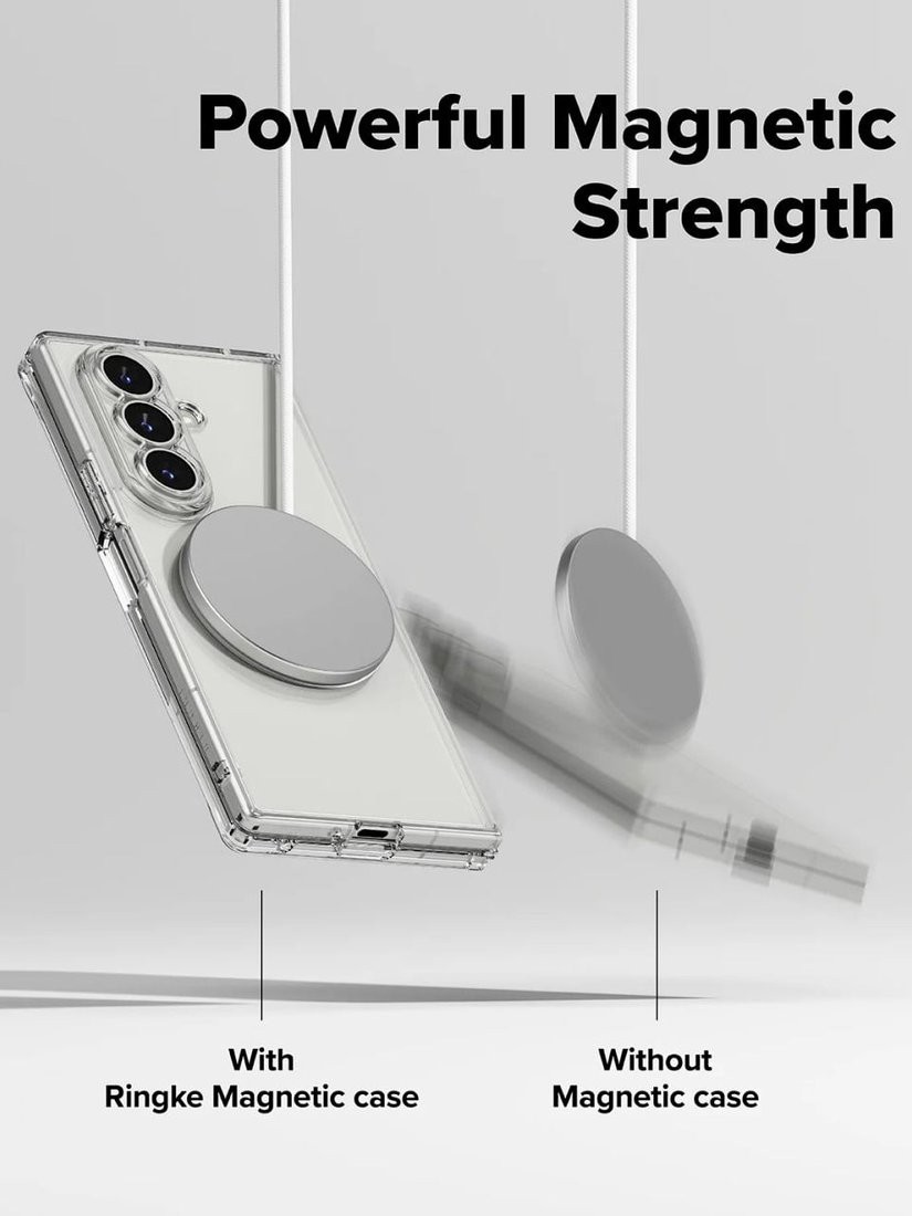 Чехол для телефона Ringke Fusion Magnetic для Galaxy Z Fold 7 Clear