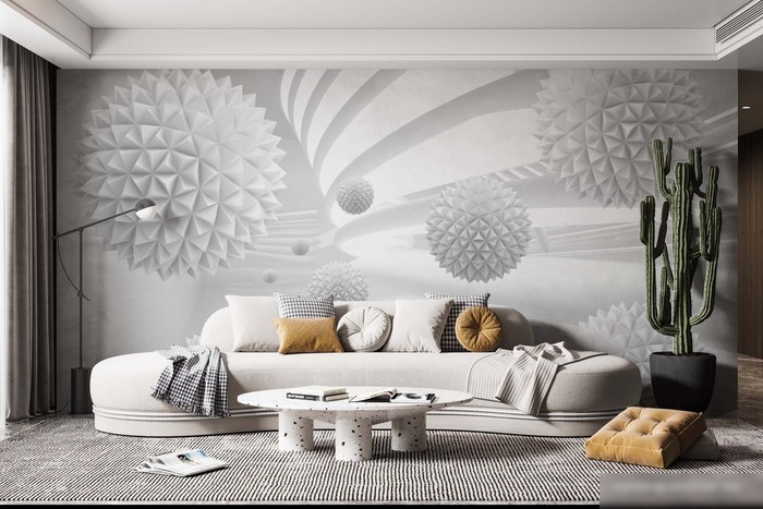 Фотообои ФабрикаФресок 3D Шары светлые 084265 (400x265)