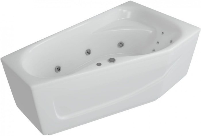 Ванна Aquatek Медея 170x95 (с экраном и каркасом, слив слева)