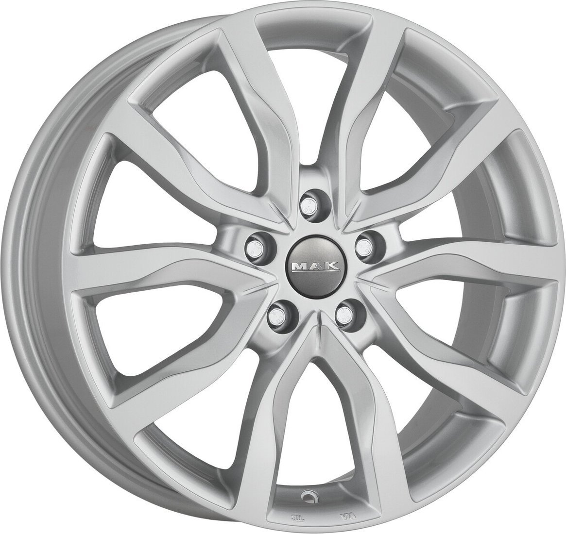 Литые диски MAK Koln 19x8" 5x112мм DIA 66.5мм ET 28мм Silver