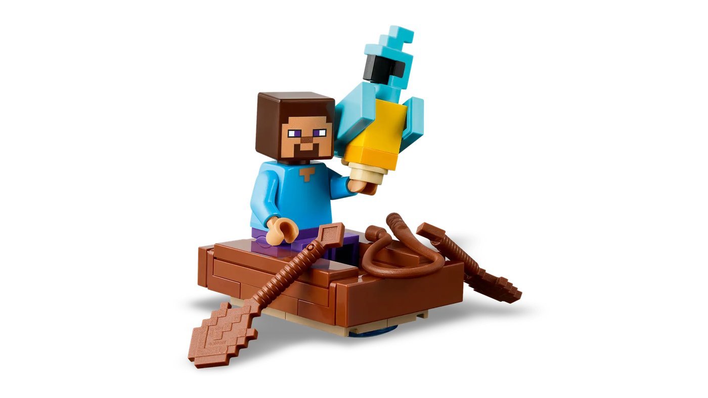 Конструктор LEGO Minecraft Дом в джунглях из TNT 21275