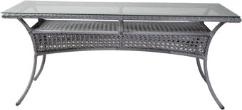 Обеденная группа Aiko Rattan Deco 5045П прямоугольный 180x90x75 (серый)