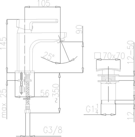 Смеситель Armatura Korund 4002-811-00