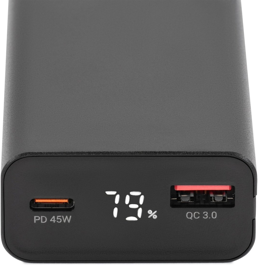 Внешний аккумулятор Digma DGPF10E 10000mAh (черный)