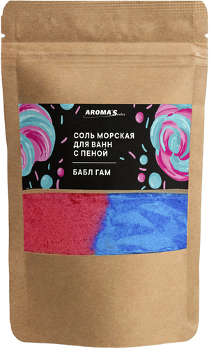 Aroma Saules Соль для ванны Бабл гам 1.2 кг