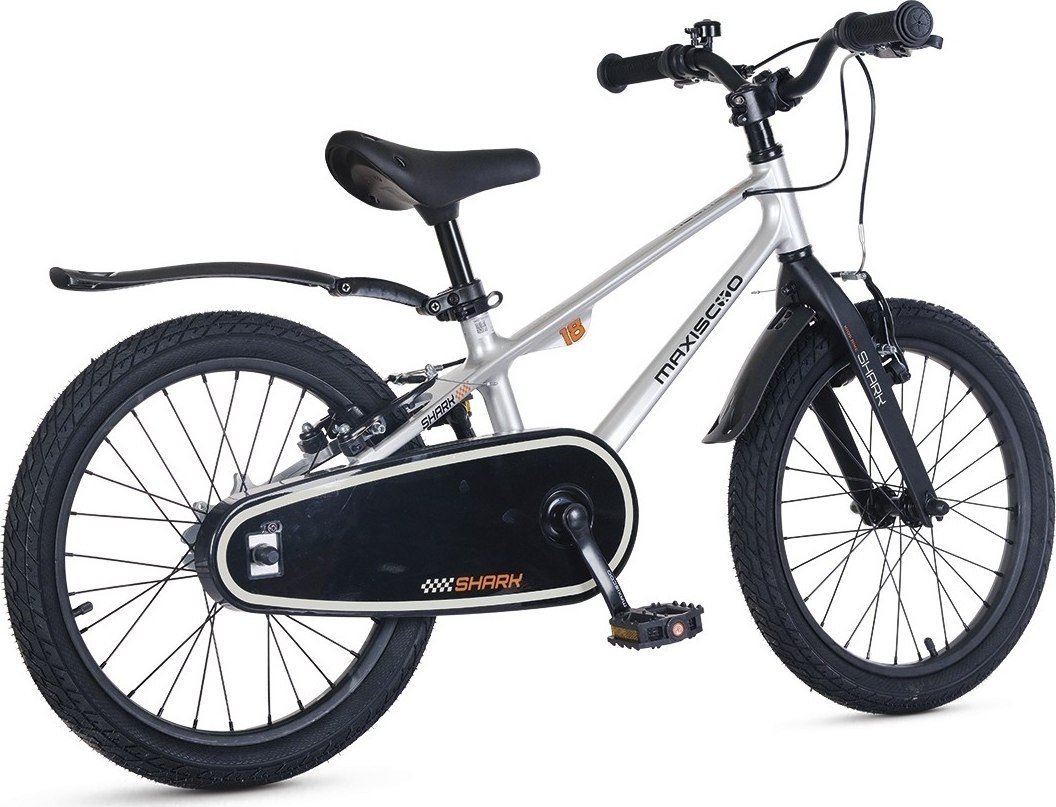 Детский велосипед Maxiscoo Shark Sport 18 2025 MSC-SH1842 (серый жемчуг, разобранный)