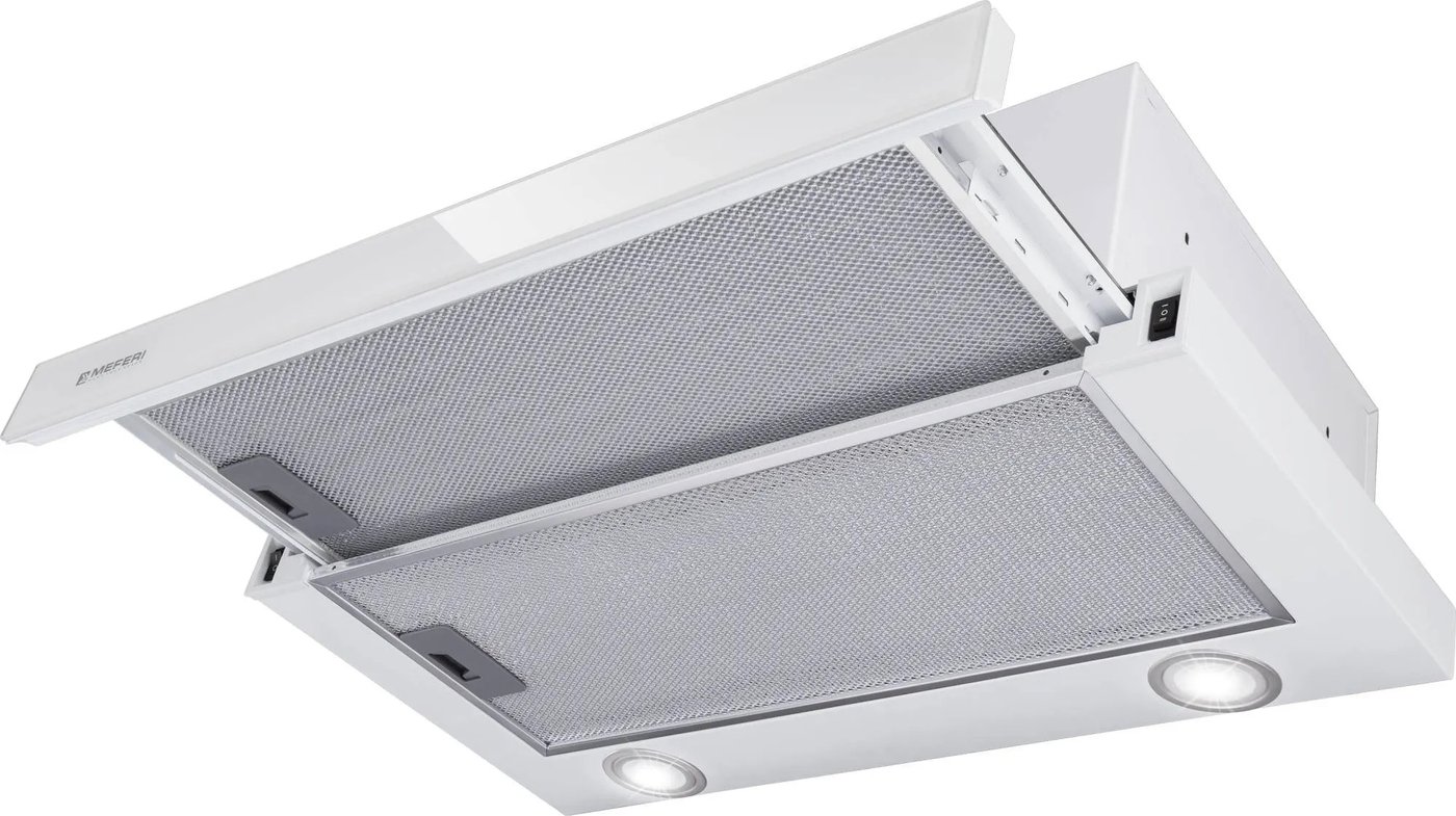 Кухонная вытяжка Meferi SLIDEBOX60WH Glass Ultra