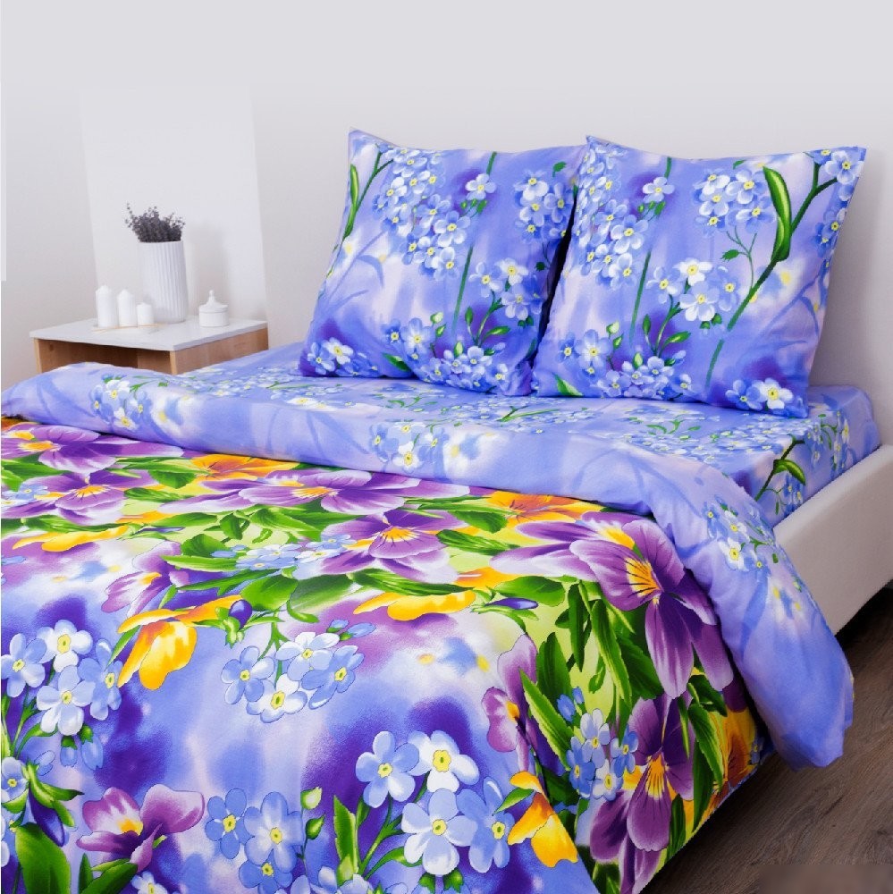 Евро комплект постельного белья Василиса Delight Евро 70x70 3925/1