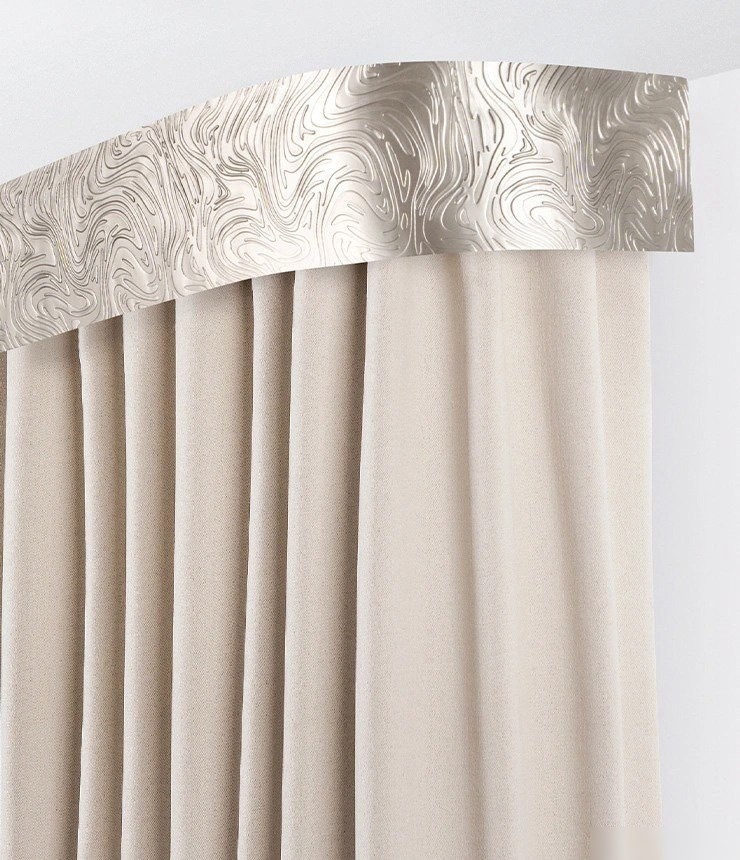 Карниз для штор Legrand Глэдис 7см 2м 2р с поворотами 58139333 (титан)