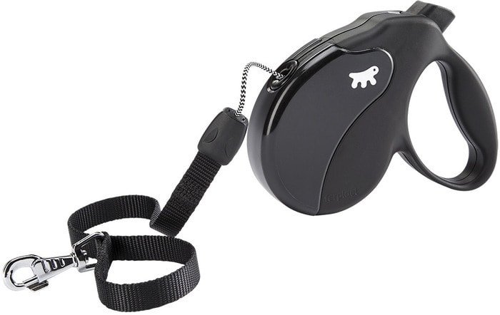 Поводок-рулетка Ferplast Amigo M 75720017 (черный)