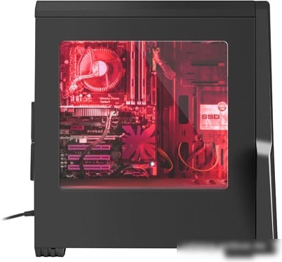 Корпус Genesis Titan 800 (красная подсветка)