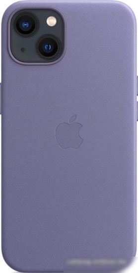 Чехол для телефона Apple MagSafe Leather Case для iPhone 13 (сиреневая глициния)