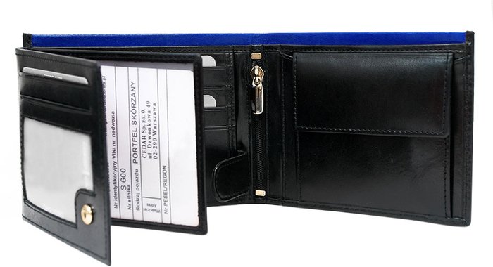 Кошелек Cedar Rovicky N992-RVT (черный/синий)