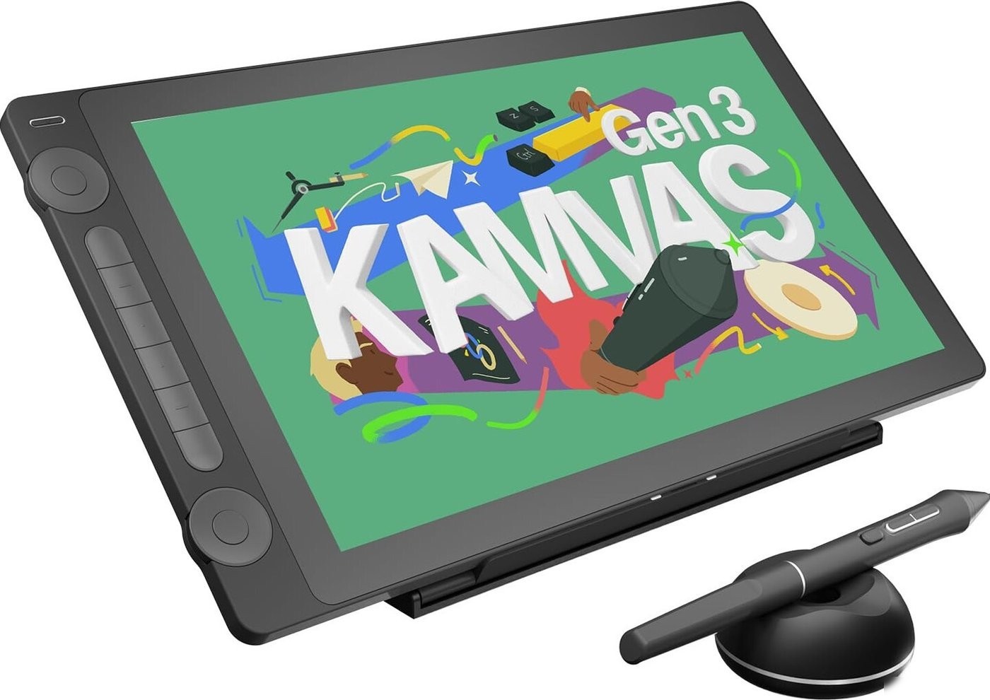 Графический монитор Huion Kamvas 16 Gen 3 GS1563 (черный)