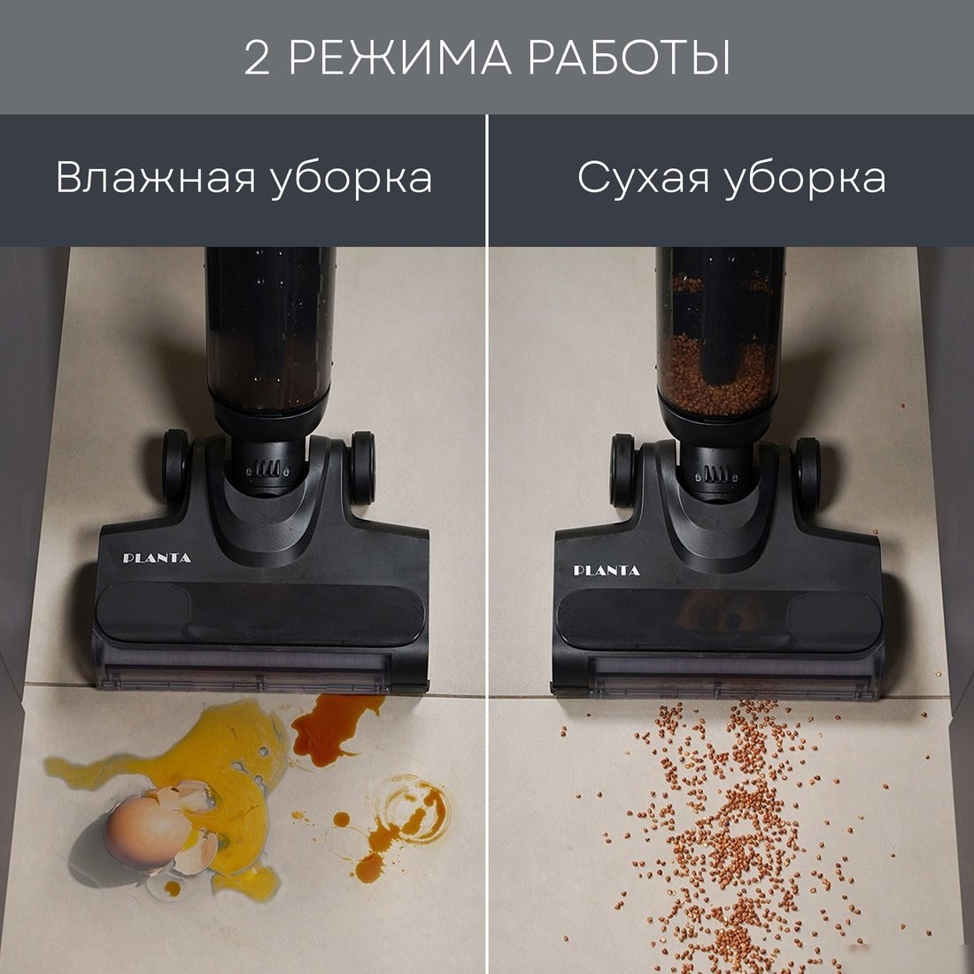 Вертикальный моющий пылесос Planta PL-CW202