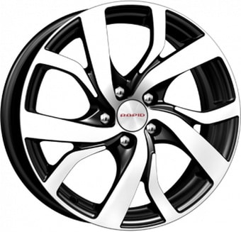 Литые диски K&K Палермо 16x6.5" 5x100мм DIA 57.1мм ET 42мм Алмаз черный
