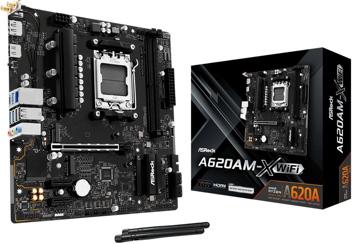 Материнская плата ASRock A620AM-X WiFi
