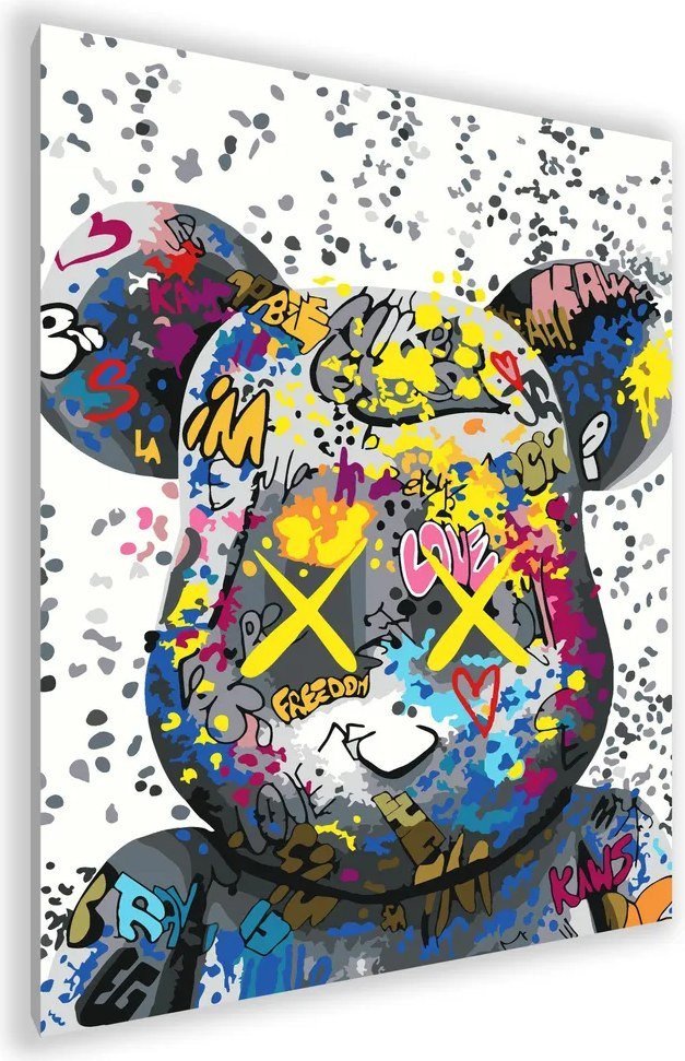 Картина по номерам PaintLine Big Bearbrick PL-00127