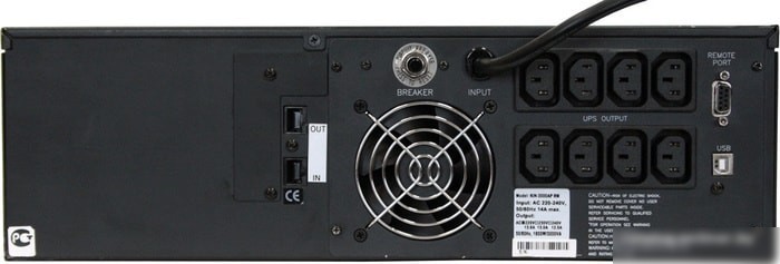 Источник бесперебойного питания Powercom King Pro RM KIN-2200AP LCD RM