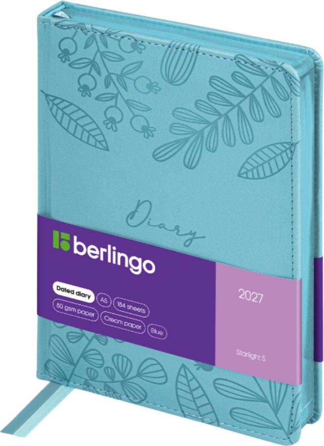 Ежедневник Berlingo Starlight S 2027г DD7_84501 (184л, голубой)