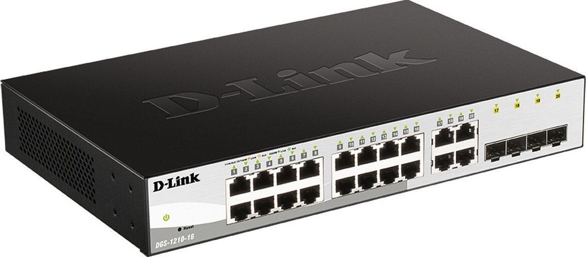 Настраиваемый коммутатор D-Link DGS-1210-16/G2A