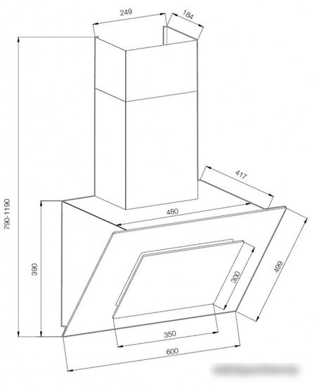 Кухонная вытяжка Graude DHK 60.0 EL