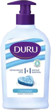 Косметика по уходу за телом Duru Крем-мыло жидкое 1+1 Увлажняющий крем & Морские минералы 300 мл