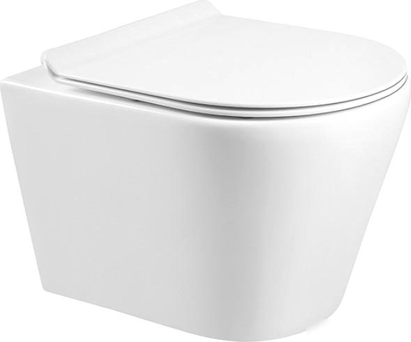 Унитаз подвесной Grado GD-W201T + GROHE Rapid SL 38772001 (с кнопкой смыва)