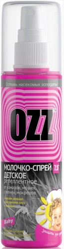 Молочко Ozz детское репеллентное Baby 020801 (100 мл)