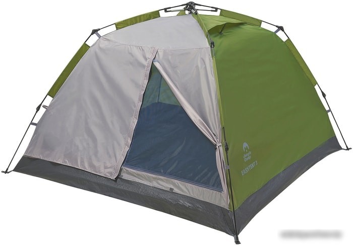 Треккинговая палатка Jungle Camp Easy Tent 2 (зеленый/серый)