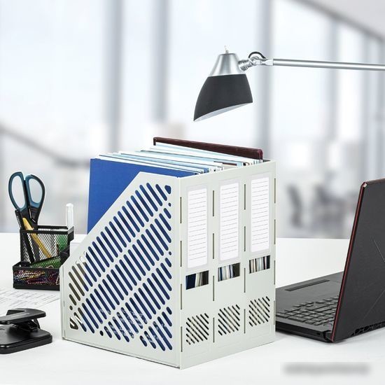Лоток для бумаг BRAUBERG Office-Expert 238018 (серый)