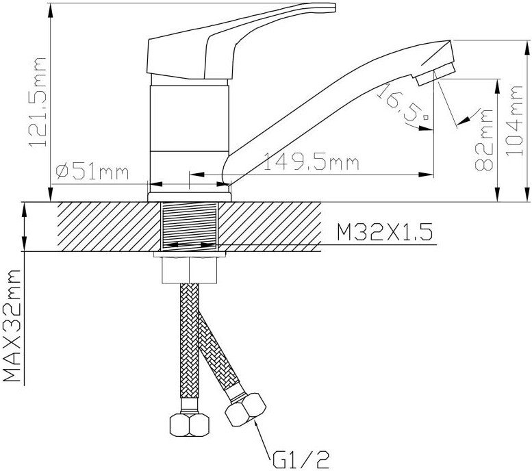 Смеситель AV Engineering AVBAS4-A294-448
