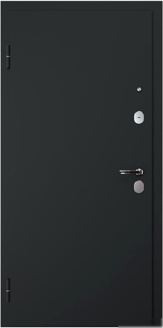 Металлическая дверь Guard С зеркалом 86х205 (левая, графит/бьянко)