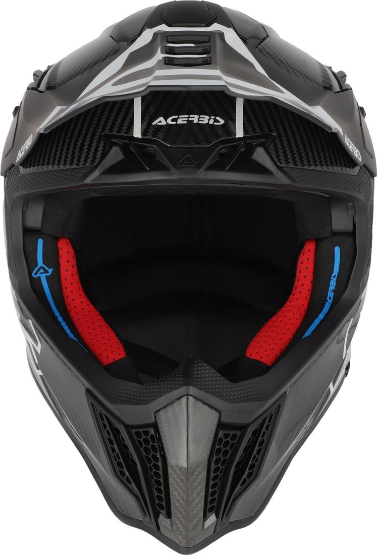 Мотошлем Acerbis Airstrike-C 0026832.315.062 (S, черный/белый)