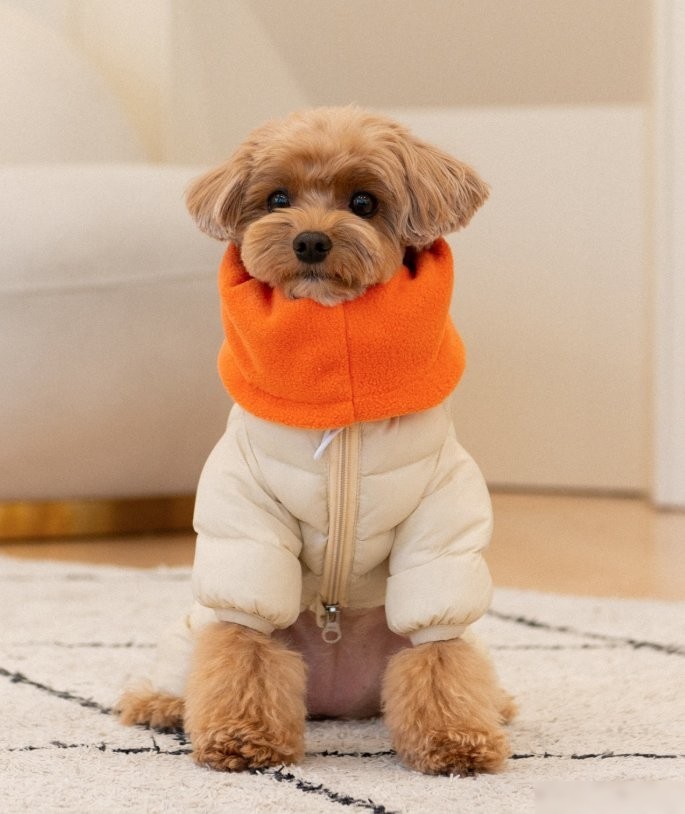 Комбинезон для животных Puppia Snood padding PAYD-JP2158-BE-L (бежевый)