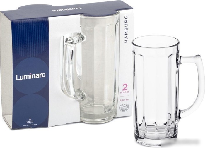 Набор кружек для пива Luminarc Hamburg H5072 (2 шт)