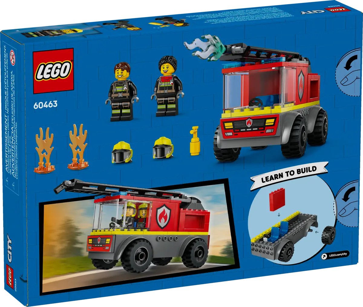 Конструктор LEGO City Пожарная машина с лестницей 60463