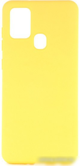 Чехол для телефона Case Cheap Liquid для Galaxy A21s (желтый)