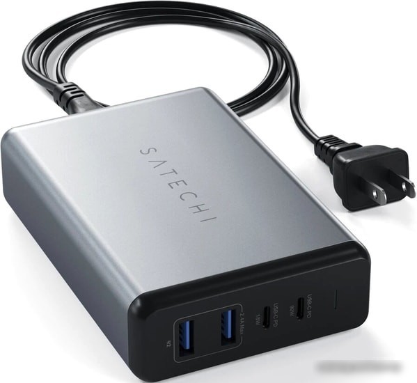 Сетевое зарядное Satechi 108W Pro Type-C PD Desktop Charger (американская вилка)
