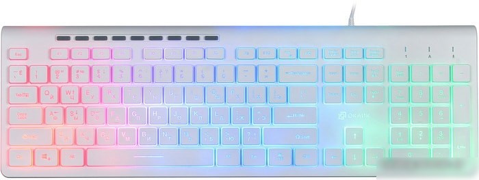 Клавиатура Oklick 490ML (белый)